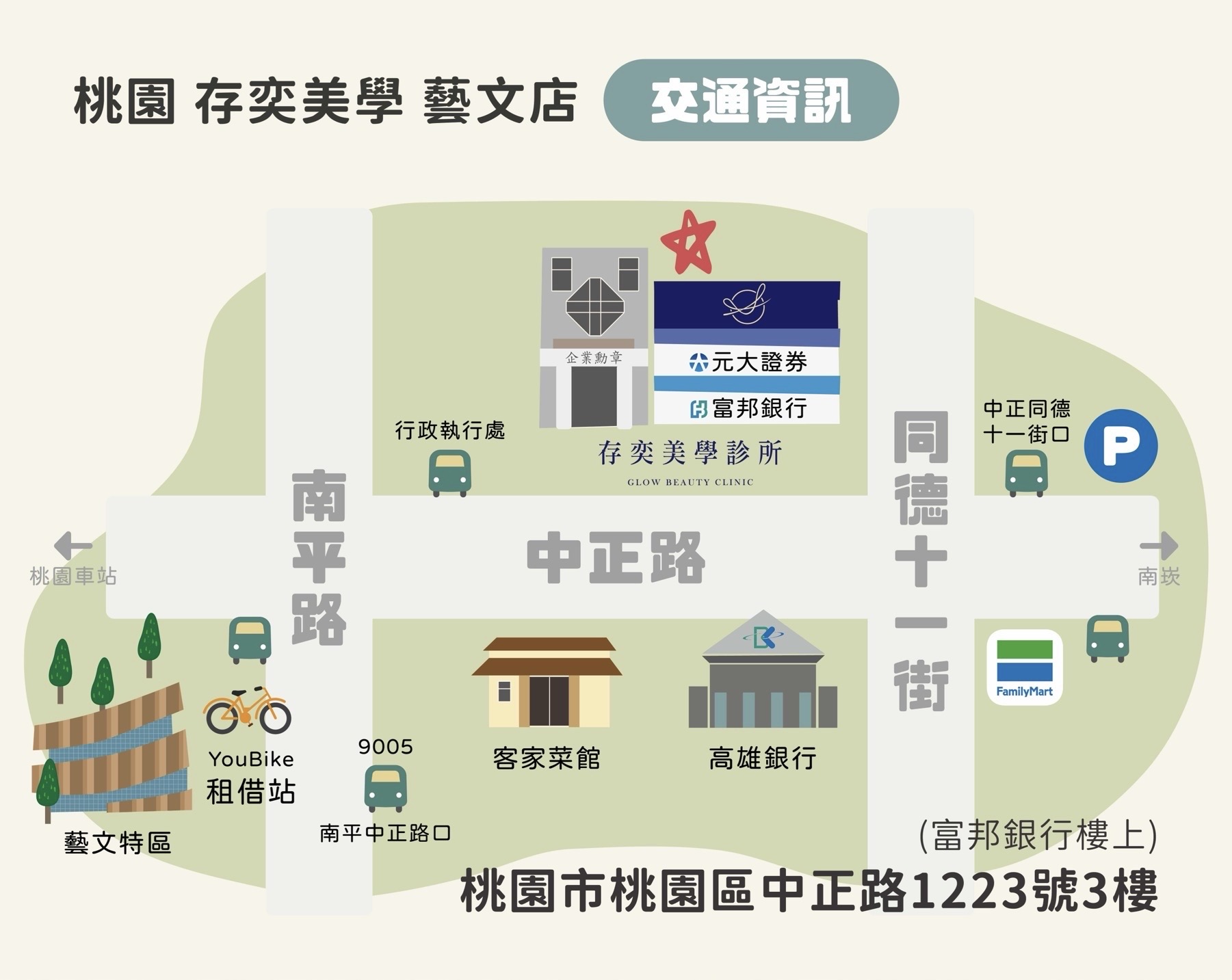 存奕藝文店新址