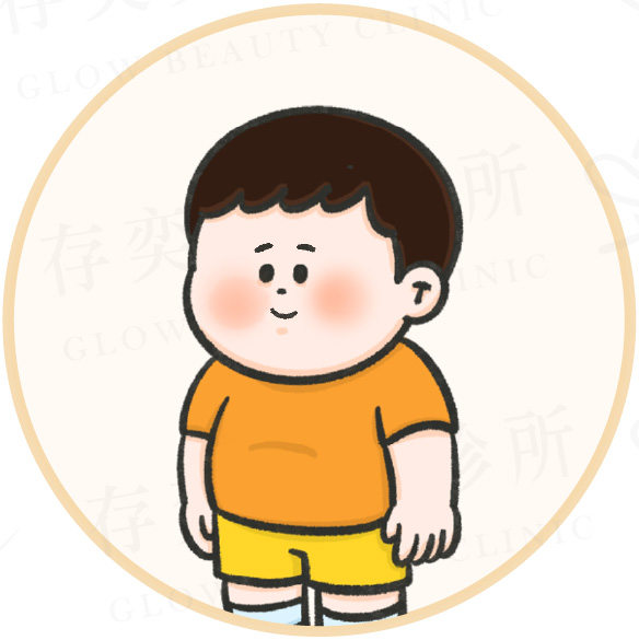 符合歲數的胖孩子_12歲以下