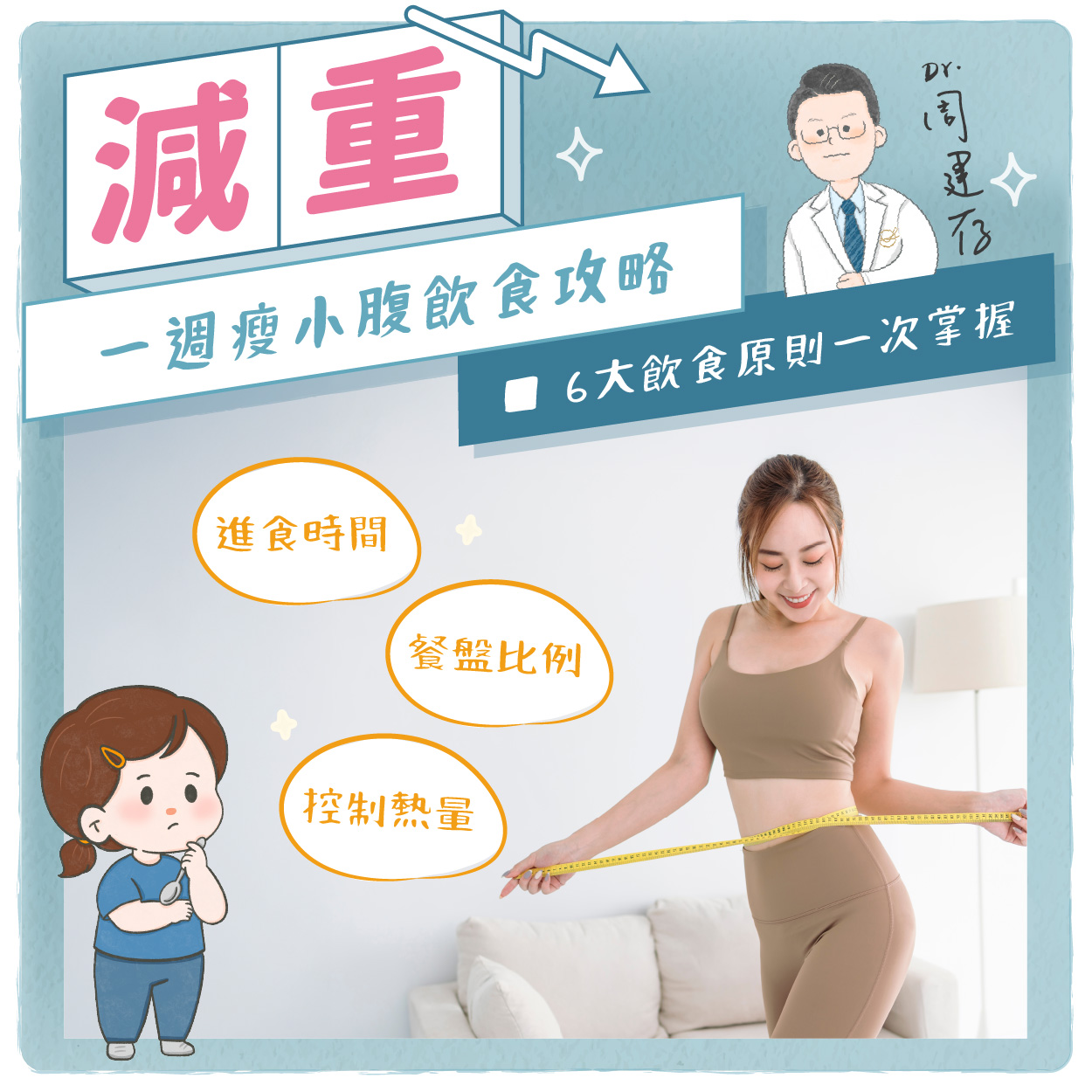 小方圖-一週瘦小腹飲食攻略